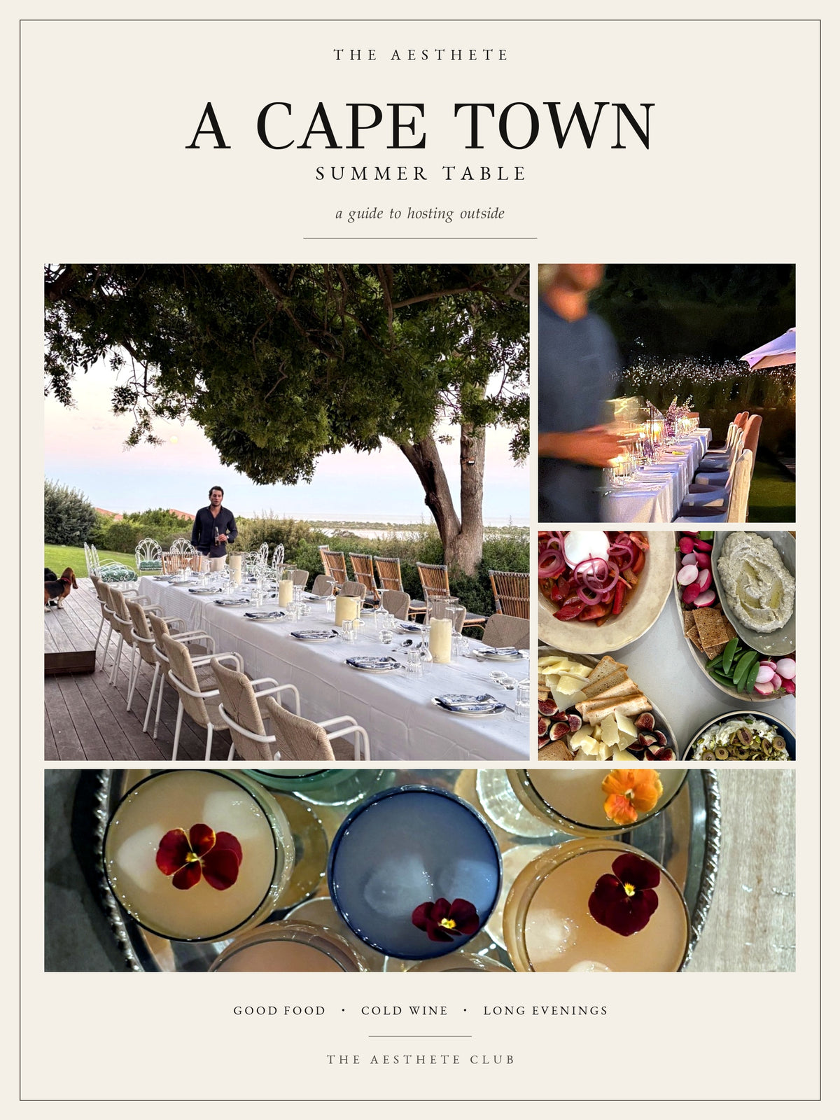 The Cape Town Summer Table — An Aesthete Hosting Guide
